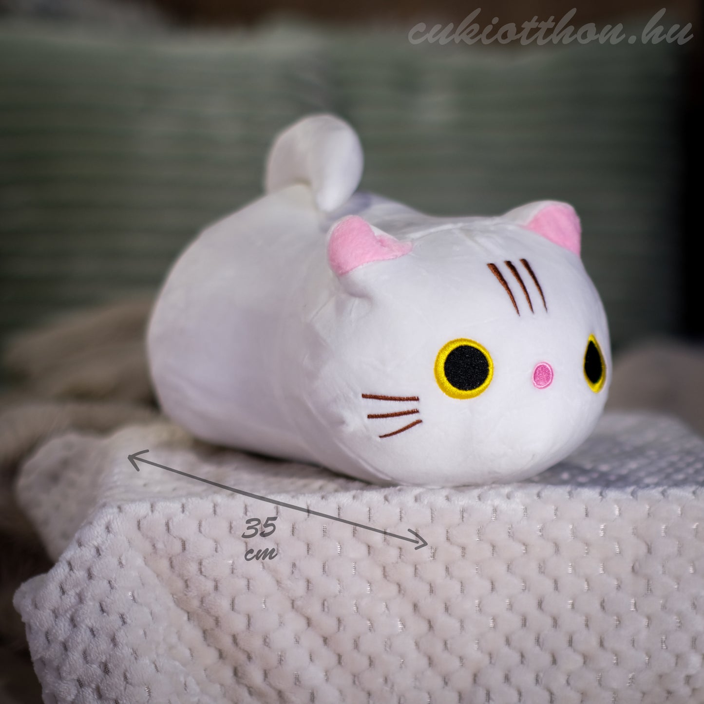 Pisică de pluș moale – 35 cm