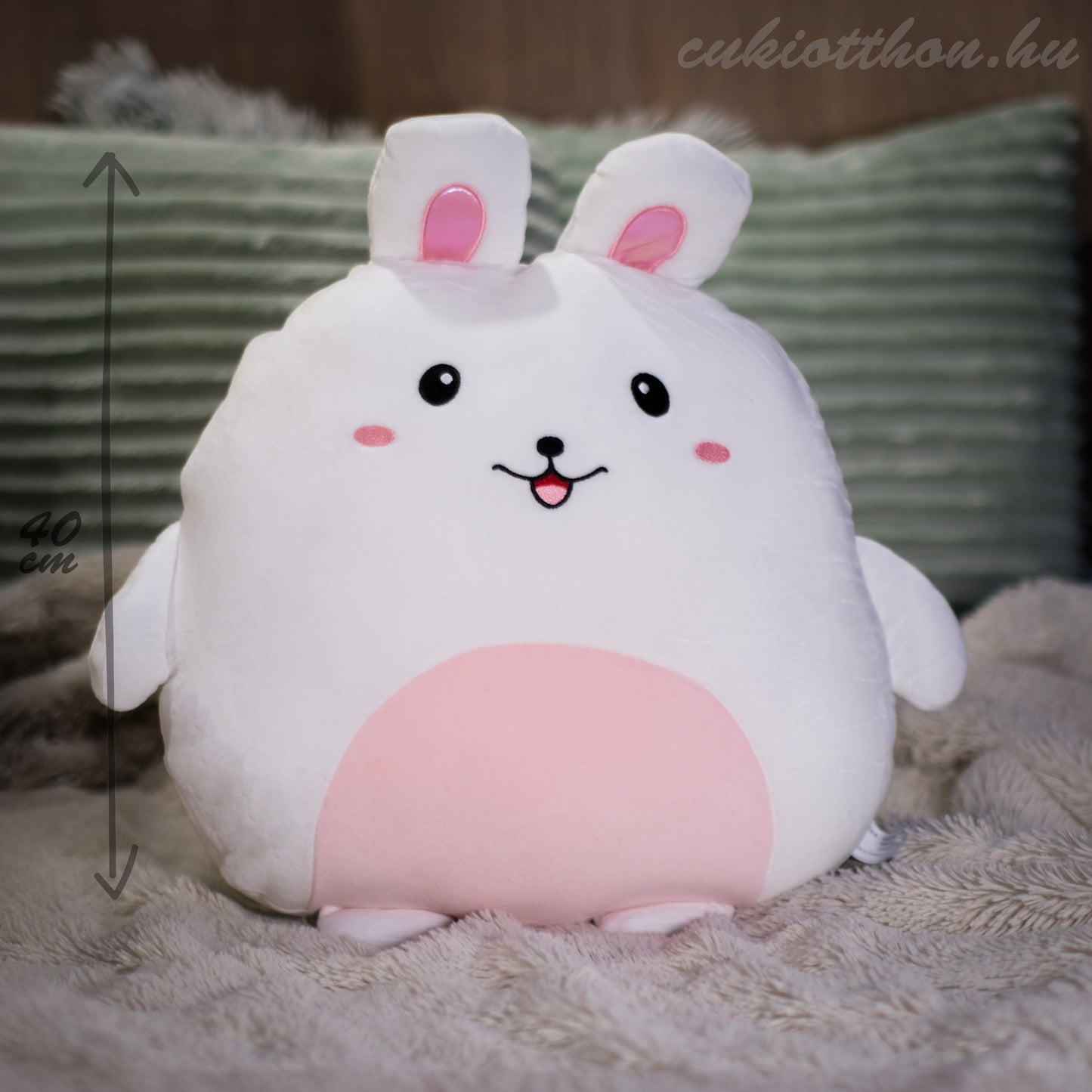 Iepuraș de pluș moale – 40 cm
