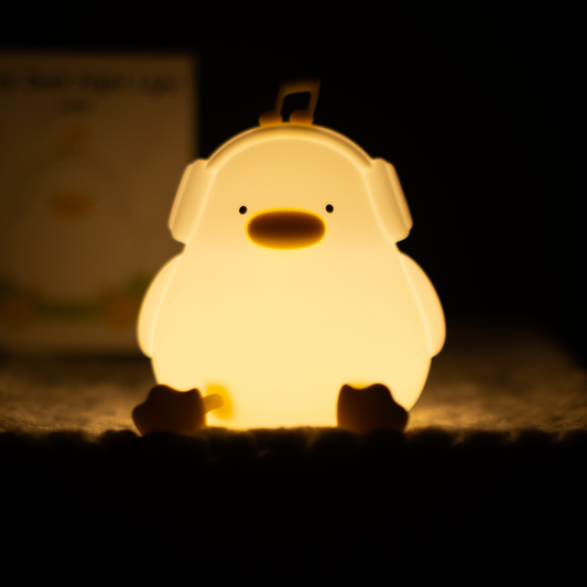 Rățușca Kiki - Lampă de noapte cu LED-uri🐤