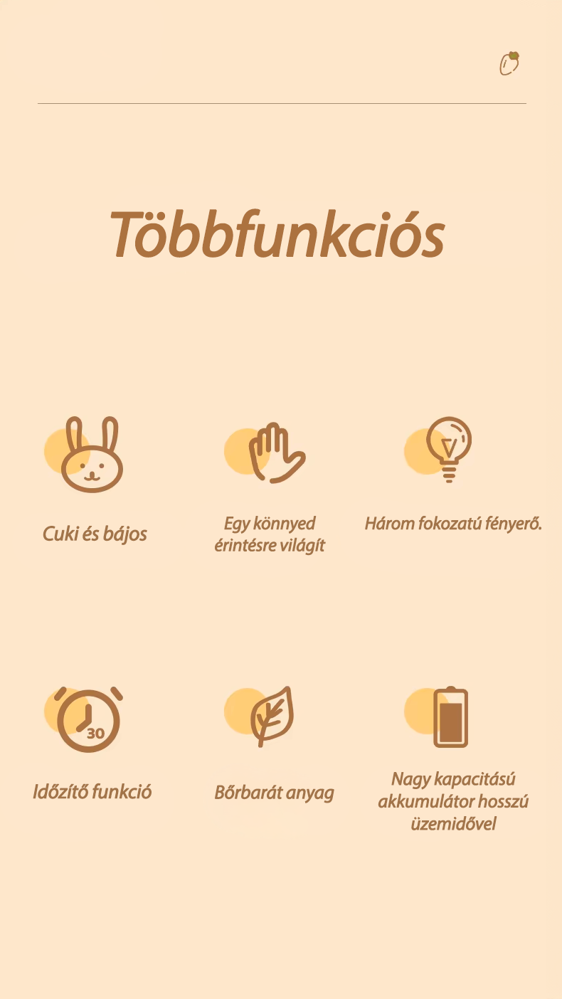Iepurașul Milo - Lampă de noapte LED🐰