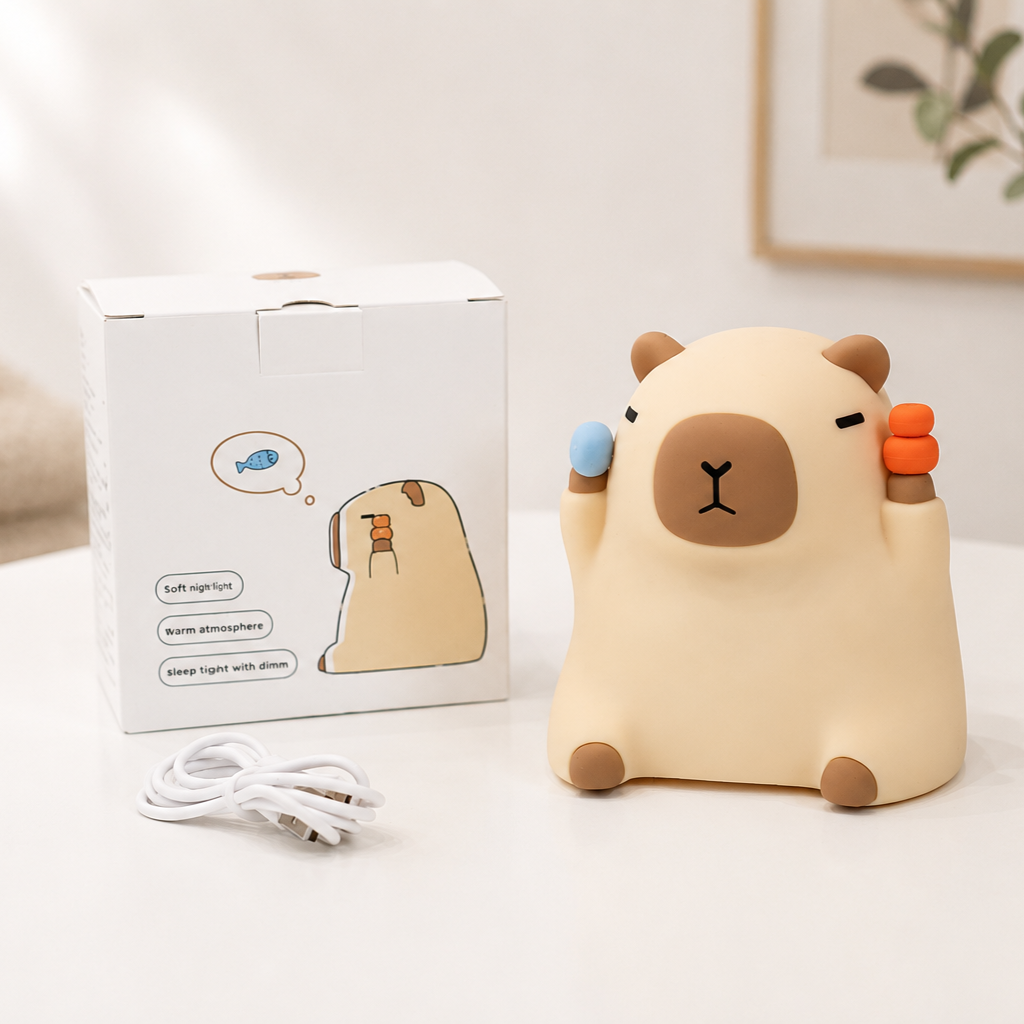 Moki a Capybara - Lampă de veghe LED