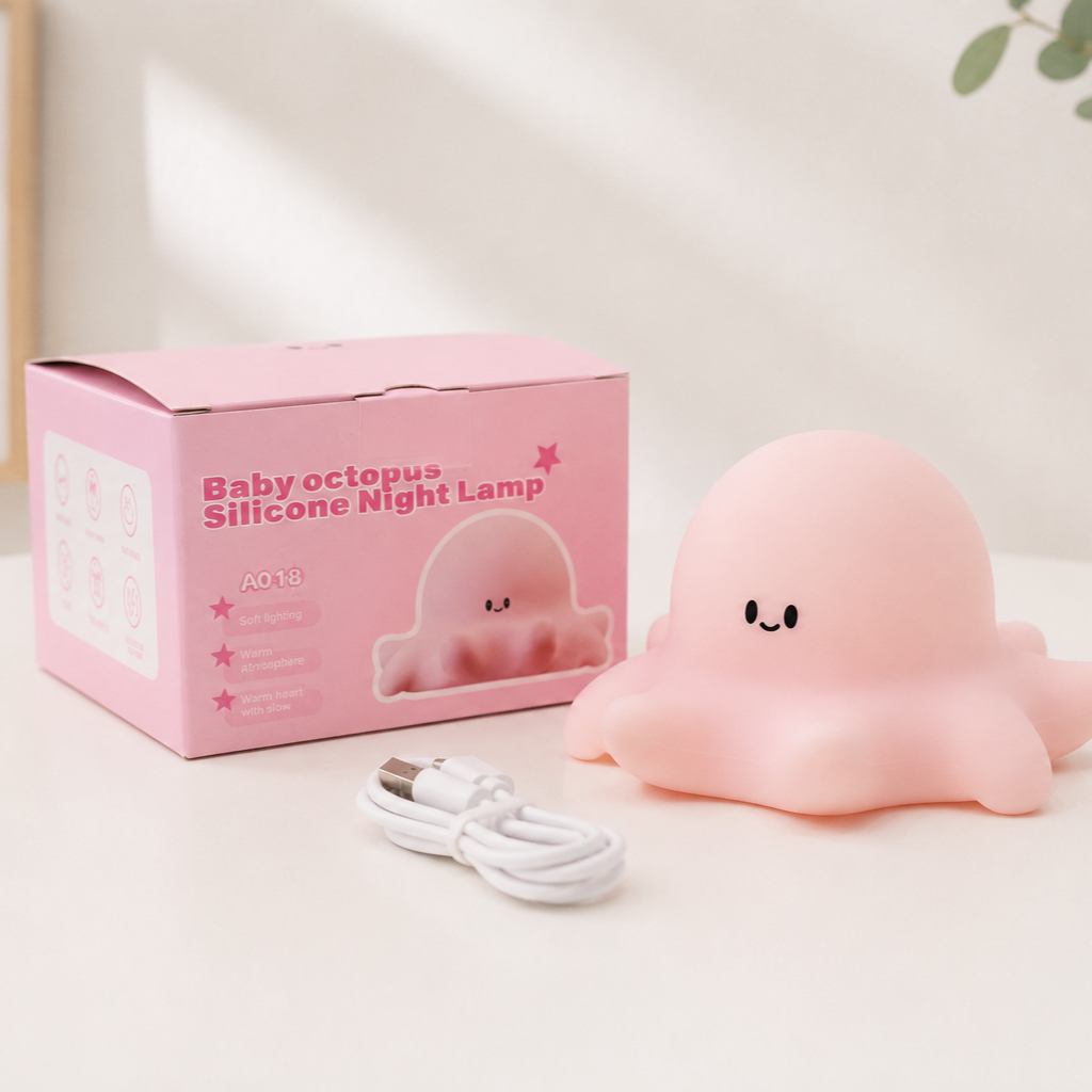 Pudi Caracatița - Lampă de noapte LED 🐙