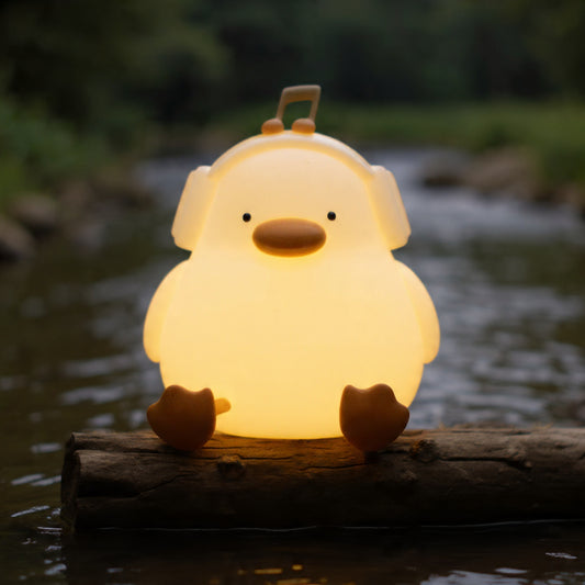 Rățușca Kiki - Lampă de noapte cu LED-uri🐤