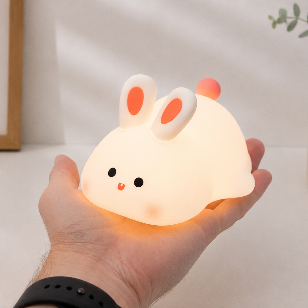 Iepurașul Milo - Lampă de noapte LED🐰