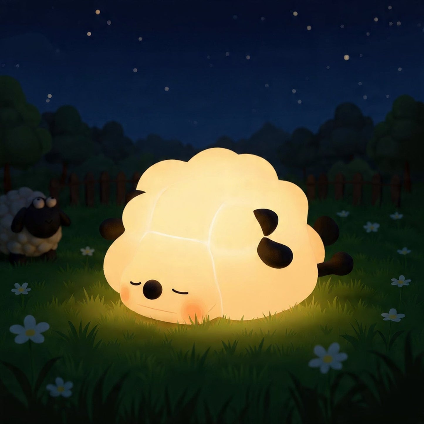 🎁 Alfréd a Bárány - Éjjeli LED Lámpa 🐑 (100% off)