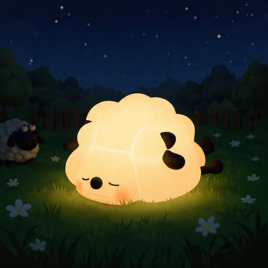 🎁 Alfréd a Bárány - Éjjeli LED Lámpa 🐑 (100% off)