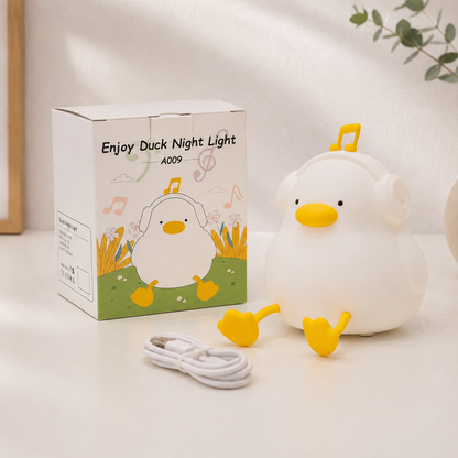 Rățușca Kiki - Lampă de noapte cu LED-uri🐤