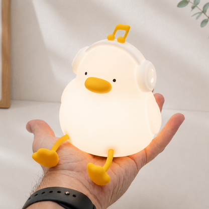 Rățușca Kiki - Lampă de noapte cu LED-uri🐤