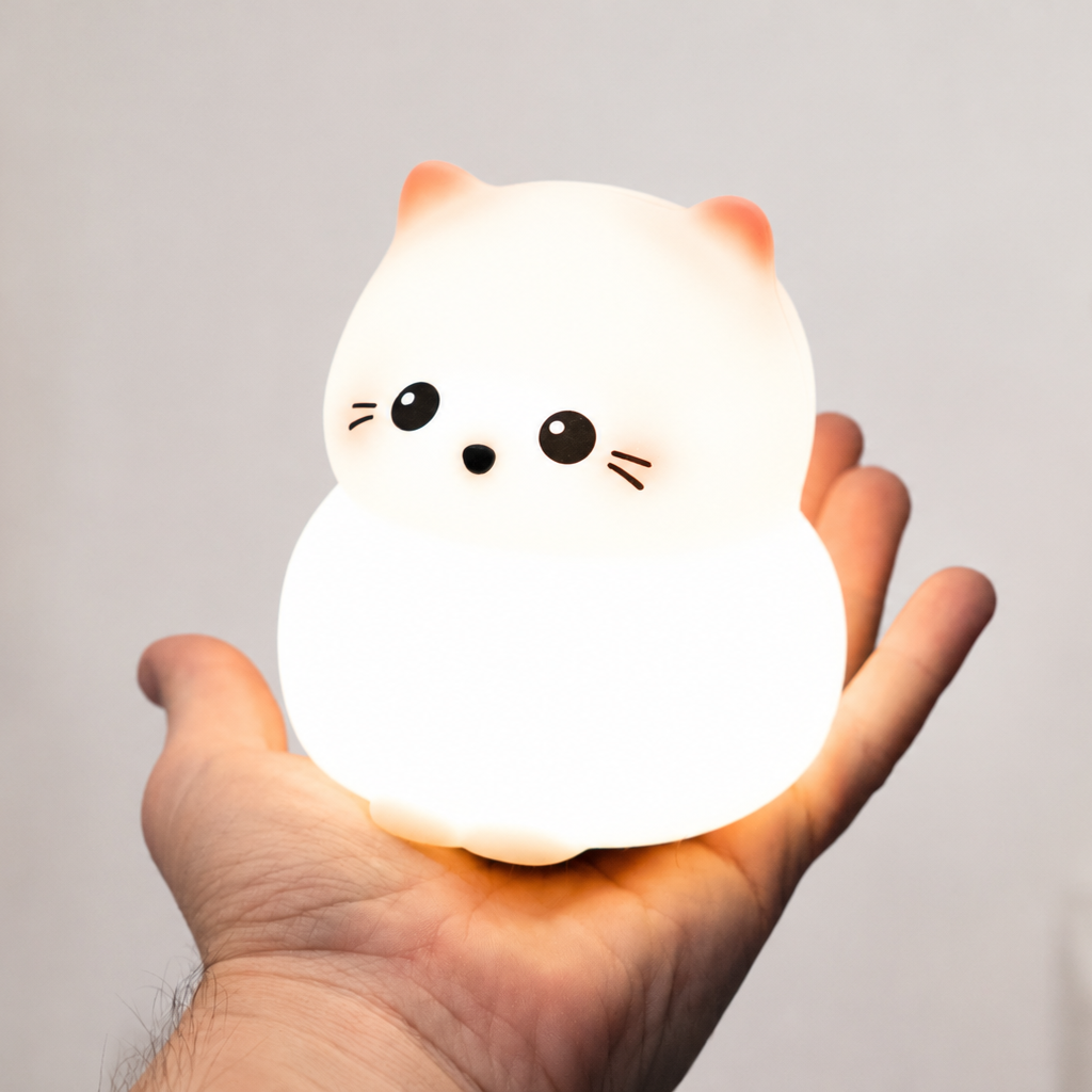 Muci, Pisica - Lampă LED de noapte🐈