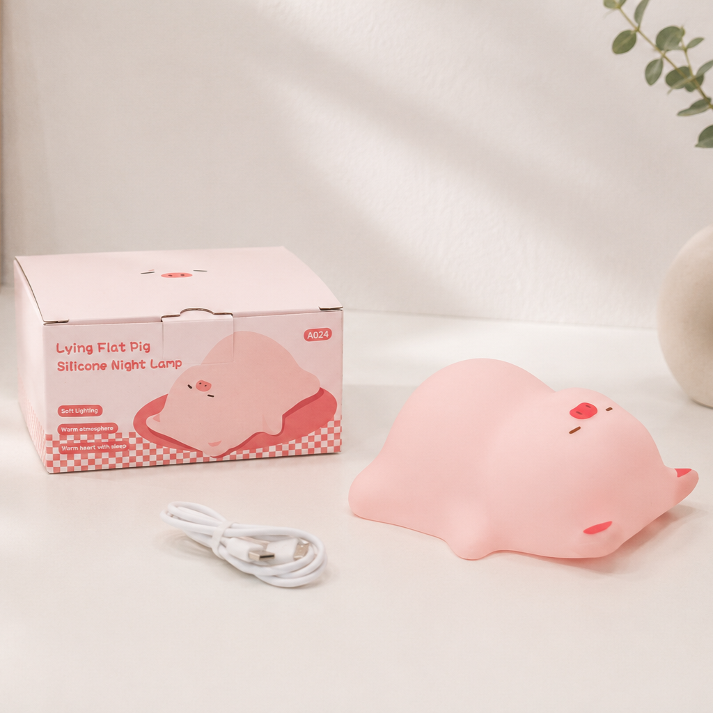 Pufi Porcul - Lampă LED de noapte🐷